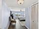 Bright bedroom with water view, ceiling fan, and ample closet space at 5200 Brittany S Dr # 1110, St Petersburg, FL 33715
