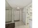 Entryway with mirrored walls and a view into the kitchen area at 5200 Brittany S Dr # 1110, St Petersburg, FL 33715