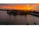 Stunning sunset over the water and cityscape at 5200 Brittany S Dr # 1110, St Petersburg, FL 33715