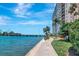 Scenic walkway along the waterfront with bridge views at 5200 Brittany S Dr # 1110, St Petersburg, FL 33715