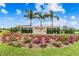 Waterset Newland community entrance with landscaping and signage at 5418 Wayfarer Ave, Apollo Beach, FL 33572