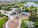 Aerial view of a playground with slides and play structures at 5418 Wayfarer Ave, Apollo Beach, FL 33572