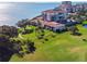 Aerial view of waterfront community with golf course at 6104 Palma Del Mar S Blvd # 104, St Petersburg, FL 33715