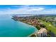 Aerial view of community by the ocean at 6104 Palma Del Mar S Blvd # 104, St Petersburg, FL 33715
