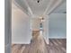 Bright entryway with hardwood floors and view of pool at 1206 Meadowcrest Dr, Valrico, FL 33594