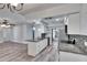 Modern kitchen with granite countertops and island at 1206 Meadowcrest Dr, Valrico, FL 33594