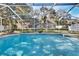 Inviting swimming pool with screened enclosure at 1206 Meadowcrest Dr, Valrico, FL 33594