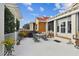 Outdoor patio with seating area and pergola at 21 Crescent S Pl, St Petersburg, FL 33711
