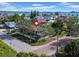 Aerial view of a charming house near the waterfront at 3102 57Th S St, Gulfport, FL 33707