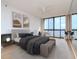 Main bedroom with water view at 3301 Bayshore Blvd # 804D, Tampa, FL 33629