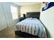 Bright bedroom with a double bed and a window at 4208 Unbridled Song Dr, Ruskin, FL 33573