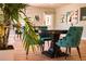 Community room features a round table with teal chairs and a bulletin board at 5876 21St N St # 3, St Petersburg, FL 33714