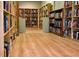 Expansive library with floor-to-ceiling bookshelves at 5876 21St N St # 3, St Petersburg, FL 33714