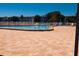 Inviting community swimming pool with brick deck at 5876 21St N St # 3, St Petersburg, FL 33714