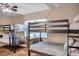Room with multiple bunk beds, great for  at 613 Tanana Fall Dr, Ruskin, FL 33570