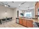 Kitchen with stainless steel appliances and granite countertops at 613 Tanana Fall Dr, Ruskin, FL 33570