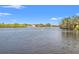 Scenic lake view with calm waters, surrounded by lush trees and showcasing a tranquil waterfront setting at 7233 15Th Ne Ct, St Petersburg, FL 33702