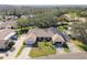 Aerial view of a house and surrounding community at 9214 Golf View Dr, New Port Richey, FL 34655