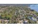 Aerial view of a residential neighborhood near the water at 13945 75Th Ave, Seminole, FL 33776