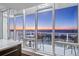Private balcony with stunning sunset and water views at 175 1St S St # 3402, St Petersburg, FL 33701