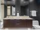 Modern bathroom with double vanity and soaking tub at 175 1St S St # 3402, St Petersburg, FL 33701