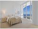 Bright bedroom with water views and a comfortable bed at 175 1St S St # 3402, St Petersburg, FL 33701