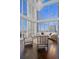 Spacious living room with hardwood floors and city views at 175 1St S St # 3402, St Petersburg, FL 33701