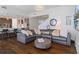 Spacious living room with sectional sofa and hardwood floors at 175 1St S St # 3402, St Petersburg, FL 33701