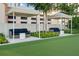 Relaxing lounge area with shaded seating and lush green surroundings at 175 1St S St # 3402, St Petersburg, FL 33701