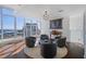 Elegant sitting area with stunning city views at 175 1St S St # 3402, St Petersburg, FL 33701