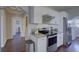 Modern kitchen with stainless steel appliances and granite countertops at 2701 W Cordelia St, Tampa, FL 33607
