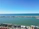 Aerial view of waterfront homes and calm ocean at 289 Monte Cristo Blvd, St Petersburg, FL 33715