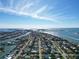 Wide view of waterfront homes and the coastline at 289 Monte Cristo Blvd, St Petersburg, FL 33715