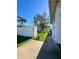 Backyard with grassy area and white fence at 289 Monte Cristo Blvd, St Petersburg, FL 33715
