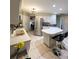 Kitchen with stainless steel appliances and an island with seating at 289 Monte Cristo Blvd, St Petersburg, FL 33715