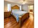 Spacious main bedroom with wood floors and ensuite bath access at 289 Monte Cristo Blvd, St Petersburg, FL 33715