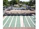 Multiple shuffleboard courts under covered area at 3340 Mcmath Dr, Palm Harbor, FL 34684