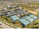Community tennis and pickleball courts, perfect for recreation at 4719 Avila Lakes Dr, Wimauma, FL 33598