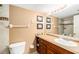 Clean bathroom with vanity, mirror, and shower at 4880 Locust Ne St # 227, St Petersburg, FL 33703