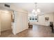 Living room with laminate flooring, and neutral walls at 4880 Locust Ne St # 227, St Petersburg, FL 33703
