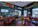 Themed bar with nautical decor and multiple seating options at 5176 Se Salmon Se Dr # D, St Petersburg, FL 33705