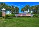 Waterside community entrance sign with palm trees at 5176 Se Salmon Se Dr # D, St Petersburg, FL 33705