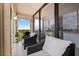 Spacious balcony with partial kitchen and golf course view at 6104 Palma Del Mar S Blvd # 404, St Petersburg, FL 33715