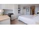 Bedroom with built-ins and large window offering scenic views at 6104 Palma Del Mar S Blvd # 404, St Petersburg, FL 33715