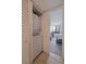 Convenient laundry closet with stackable washer and dryer at 6104 Palma Del Mar S Blvd # 404, St Petersburg, FL 33715