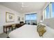 Main bedroom with stunning water views and a comfortable king-size bed at 920 N Osceola Ave # 702, Clearwater, FL 33755
