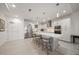 Modern kitchen with stainless steel appliances and an island at 920 N Osceola Ave # 702, Clearwater, FL 33755