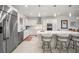 Modern kitchen with stainless steel appliances and an island at 920 N Osceola Ave # 702, Clearwater, FL 33755