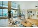 Bright and airy lobby with comfortable seating area and coffee bar at 920 N Osceola Ave # 702, Clearwater, FL 33755