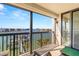 Spacious balcony with stunning water and city views at 9525 Blind Pass Rd # 507, St Pete Beach, FL 33706